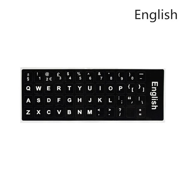 MULTI LANGUAGE KEYBOARD Stickers Alphabet Keyboard Layout Stickers For