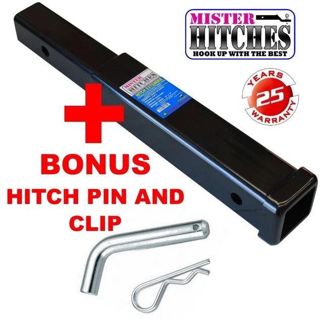 14& HITCH EXTENDER Bike Rack Extension Towbar Adaptor Hitch Tow Bar