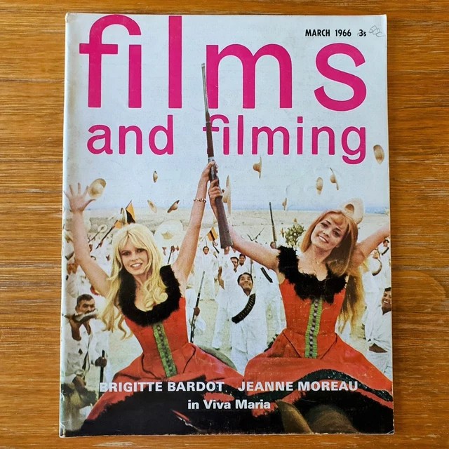 Films And Filming Vintage Movie Magazine March 1966 Brigitte Bardot