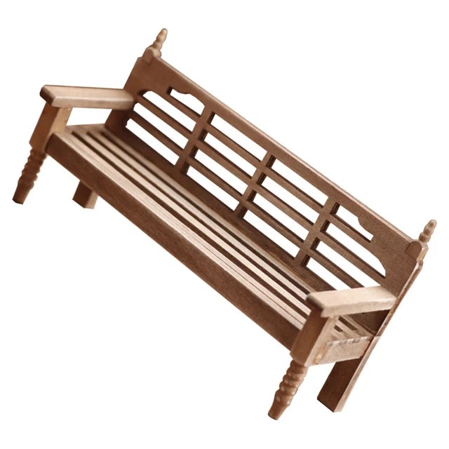 MICRO LANDSCAPE MODELS Mini Long Stool Decor Furniture Adornments