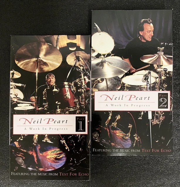 CLASSIC NEIL PEART A Work In Progress *VHS Box Set* w/Transcriptions
