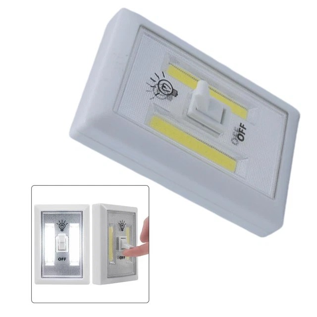 COB LED LIGHT Switch Wireless Battery Operated Compact and Long Lasting