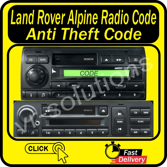 LAND RANGE ROVER Discovery II 2 P38 TD5 Alpine stereo cassette RADIO