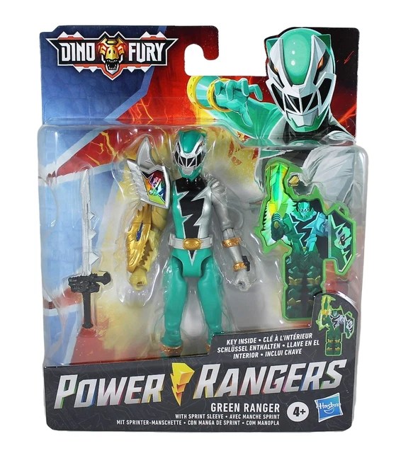 HASBRO POWER RANGERS Dino Fury Green Ranger with Sprint Sleeve Action