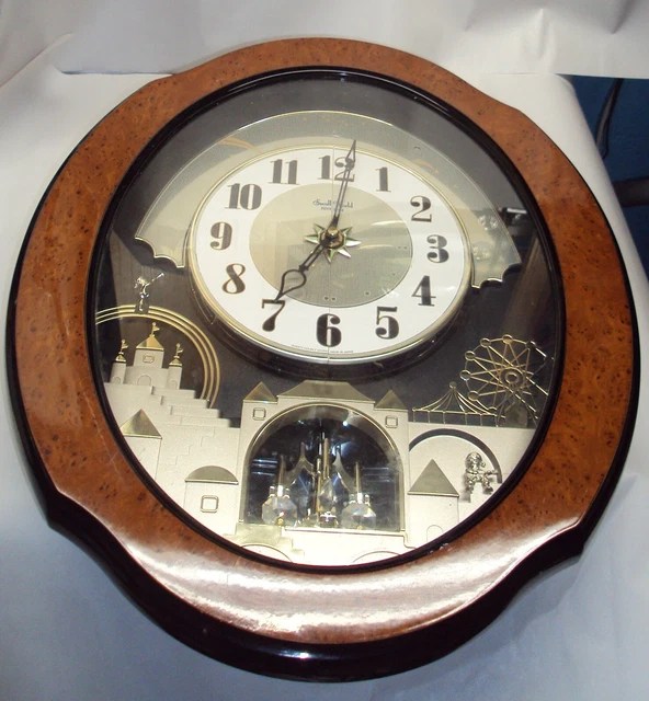 RHYTHM WALL CLOCK Small World Timecracker Magic Motion Clock 173.99