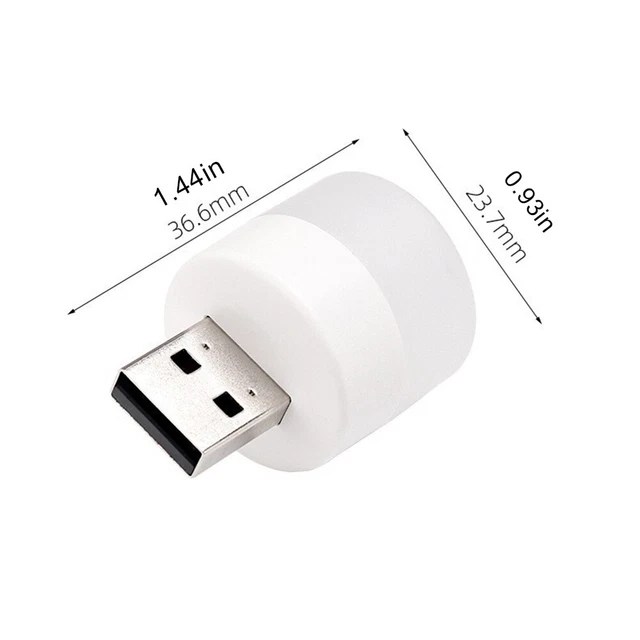 MINI USB PLUGIN LED Night Light Portable Night Lamp Bedroom Kitchen
