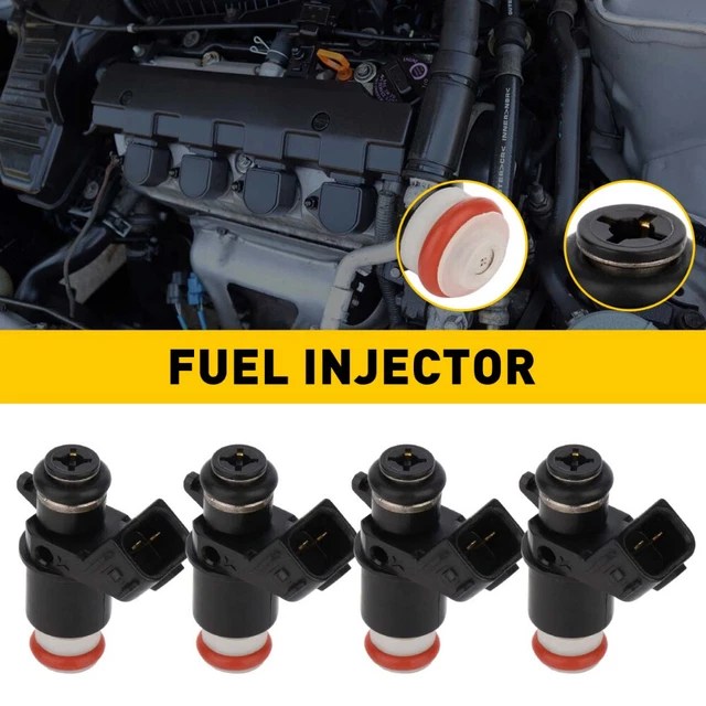 4 PCS FUEL Injectors Replacement Fits For 2001-2005 Honda Civic 1.7l