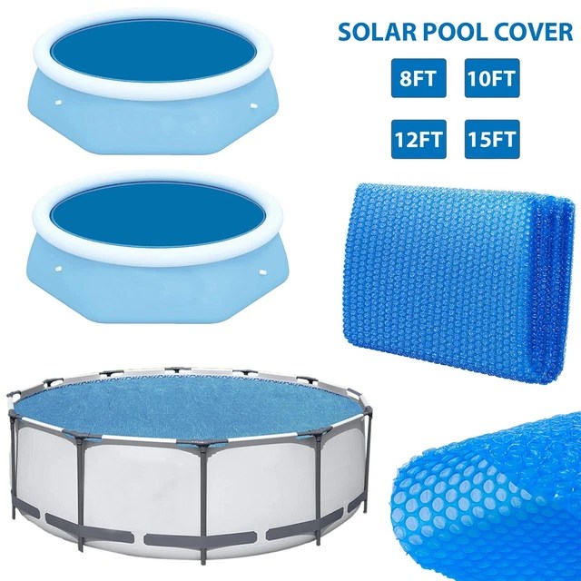 SOLAR POOL COVER for Fast Set Inflatable 8 10 12 & 15ft Paddling