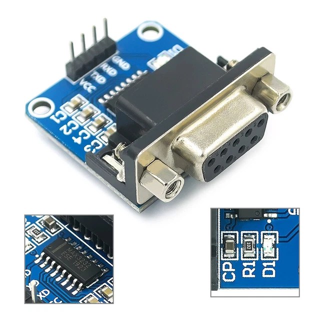 MAX3232 RS232 TO TTL Serial Port Converter Module DB9 Connector Module