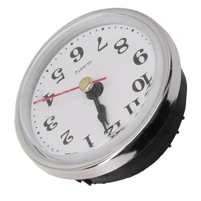 QUARTZ CLOCK INSERTS for DIY Clock Projects 65MM Diameter Arabic