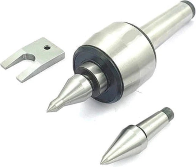 CNC LONG SPINDLE Live Revolving Center MT4with Interchangeable Tip USA