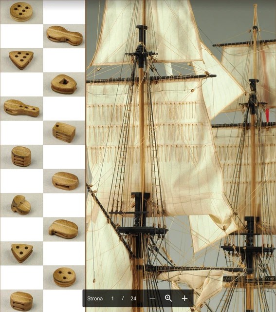 SHIP MODEL MARINE Fittings Rigging Double Block for Wooden & Card Model