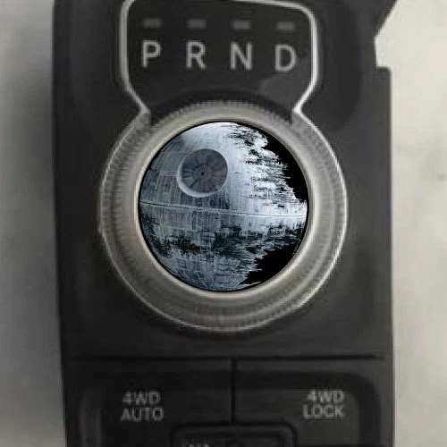 FITS RAM DEATH Star Shift Knob Decal Sticker Graphic Vinyl Gear Drive