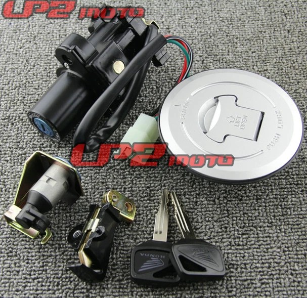 IGNITION SWITCH LOCK Gas Cap Set Lock Key For Honda XLV650 XL650