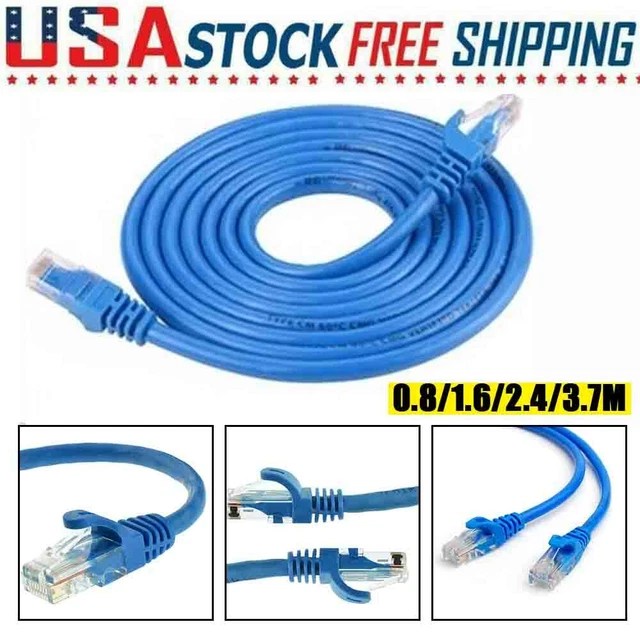 CABLE LAN Network Cat5e Modem RJ45 Patch Cord Core
