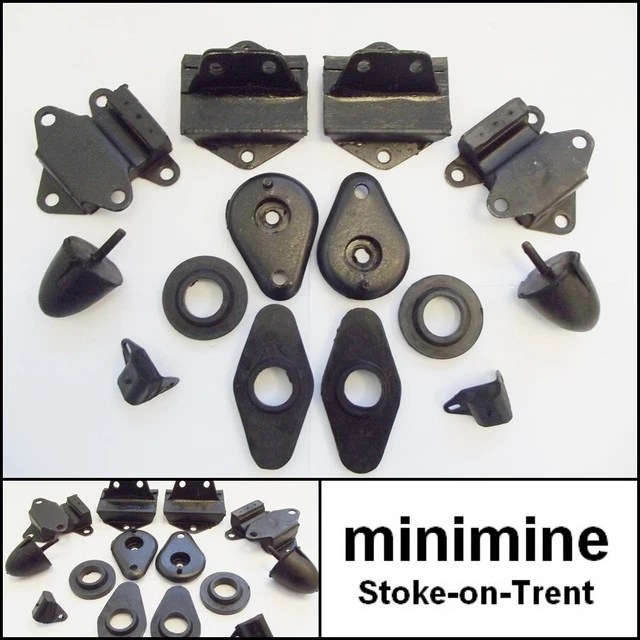 CLASSIC MINI FRONT Subframe & Bump Stop Kit 1976 Onwards STANDARD