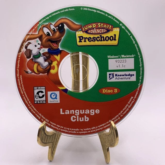 JUMPSTART ADVANCED KINDERGARTEN PC CDRom 3Disc Set Windows Mac 14.99