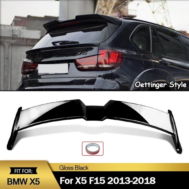 GLOSS BLACK REAR Window Roof Spoiler Wing Oettinger Style For BMW X5