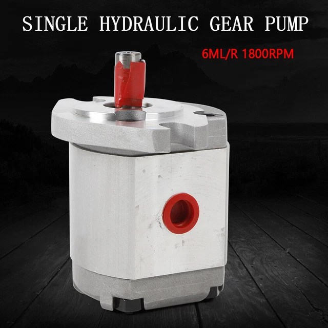 MINI HYDRAULIC GEAR Pump Flat Key Shaft SAE High Pressure Aluminum