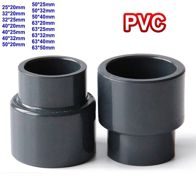 PVCU PIPE FITTING Reducing Coupling Pressure Fish Tank Pond 20mm 63mm