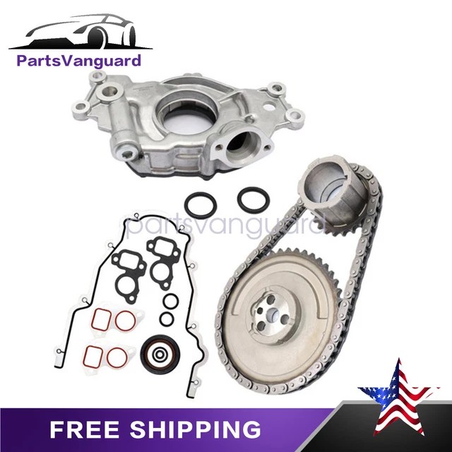 LS HIGH VOLUME Oil Pump Change Kit with Gaskets+Timing Chain RTV 5.3L 6