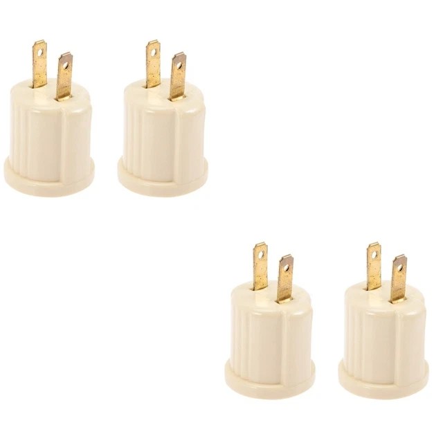 2 COUNT LIGHT Bulb Socket Timer Outlet Plug Splitter Adapter £11.99