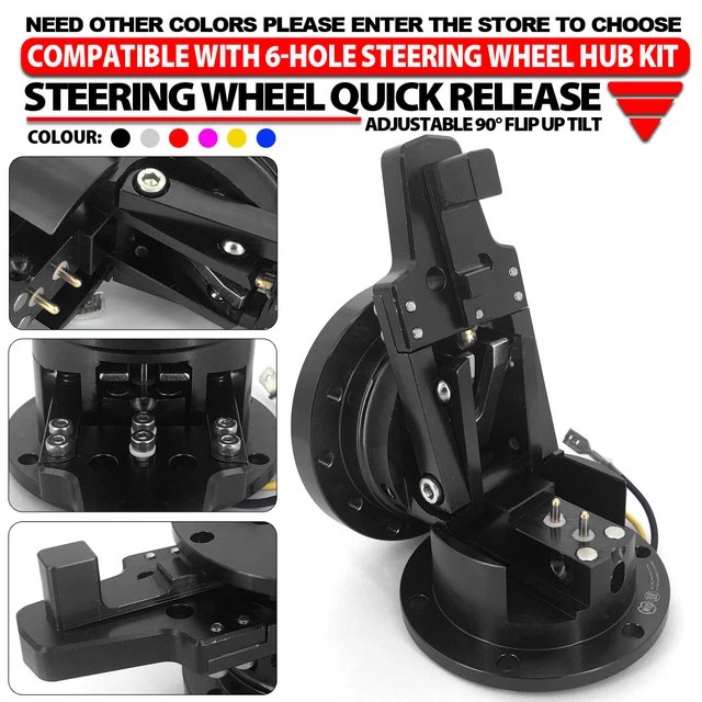 FLIP UP TILT safety lock Quick Release System Steering Wheel Hub Boss