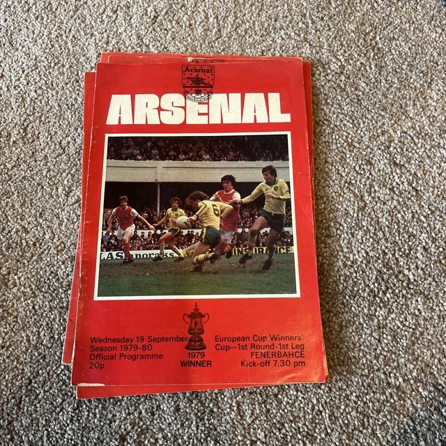 ARSENAL HOME PROGRAMMES 19791980 x 3 £0.99 PicClick UK