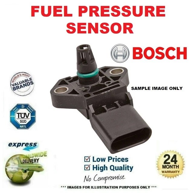 BOSCH FUEL PRESSURE SENSOR for ALFA ROMEO GIULIA 2.2D 2015>on £187.91