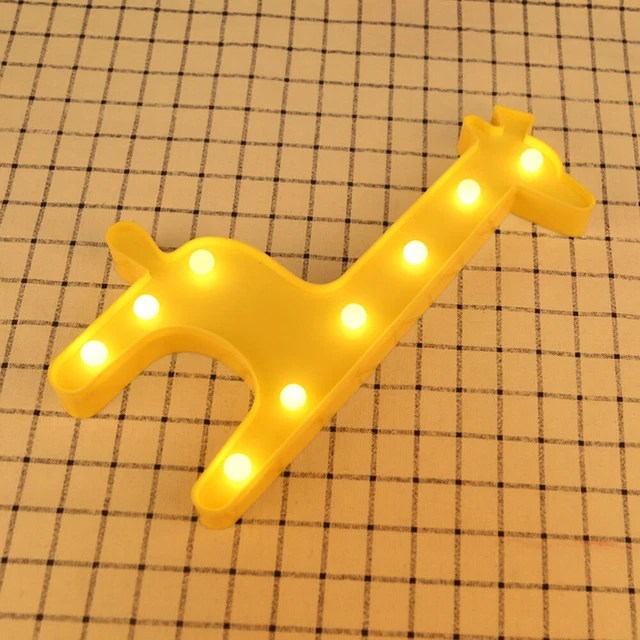 LED ANIMAL GIRAFFE Light Multiple LED Bulbs Desk Light Bedside Night