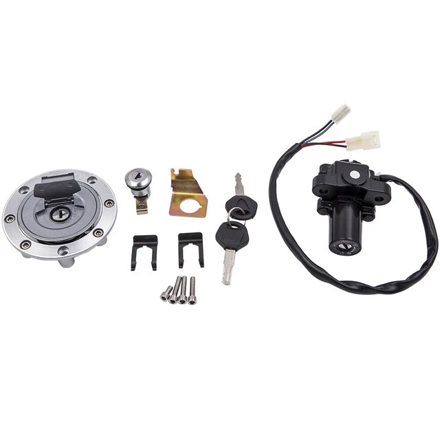 IGNITION SWITCH LOCK Gas Cap Set with Key fits for Yamaha YZF R1 R6
