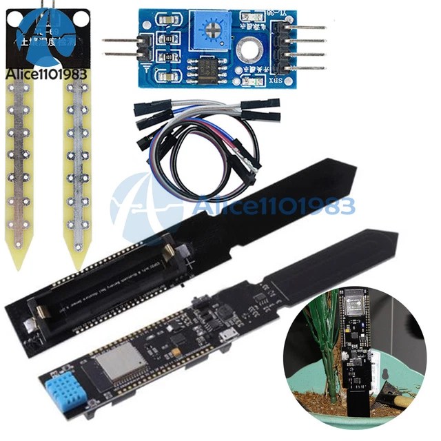 ESP32 DHT11 SOIL Temperature Humidity Sensor WiFi Bluetooth CP2104