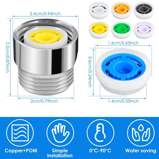 SHOWER FLOW REDUCER Limiter Shower Head Flow Control Valve Water Flow