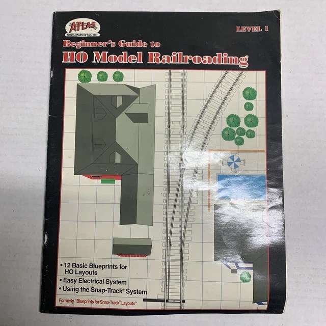 BEGINNER'S GUIDE TO HO Model Railroad Atlas Book No. 9 Level 1 Layouts