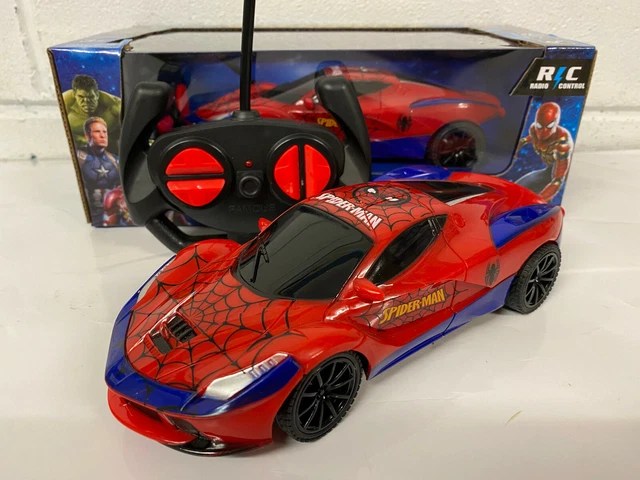 SPIDERMAN RADIO REMOTE Control Rc Car Fast Speed Boxed Uk Stock £15.99