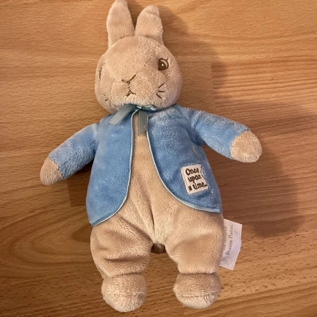 PETER RABBIT RATTLE Soft Toy Comforter Plush Baby Beanie Beatrix Potter