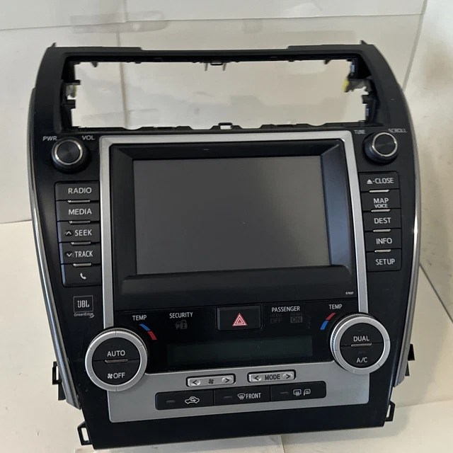 2012 TOYOTA CAMRY Touch Screen Navigation Jbl Hd Radio Oem 86100-06100