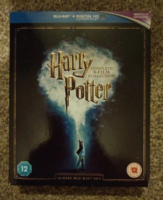 HARRY POTTER COMPLETE 8Film Collection BluRay Box Set £12.99
