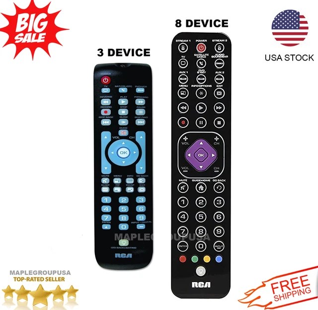 RCA UNIVERSAL REMOTE Control 38 Device Controls TV, Cable, VCR, DVD