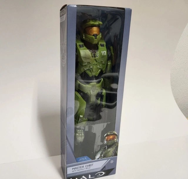 HALO INFINITE MASTER Chief with Assault Rifle Action Figure 12 inches