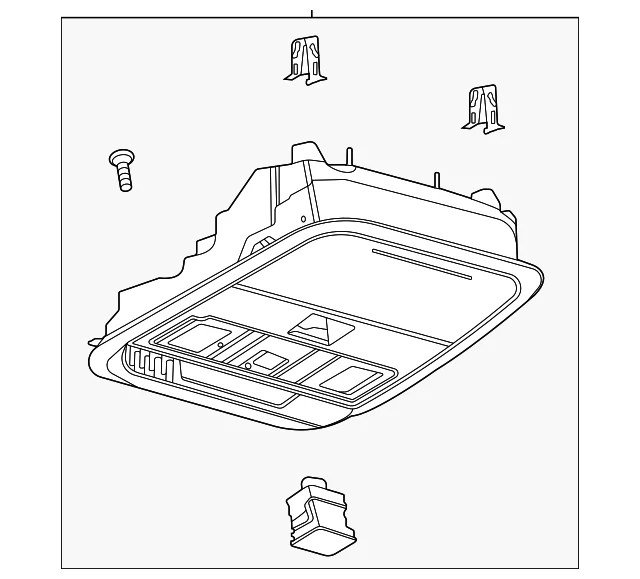 GENUINE FORD OVERHEAD Console LB5Z78519A70AW 343.60 PicClick
