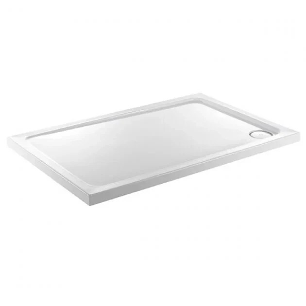 SHOWER TRAY 180CM x 80cm Riser Kit Large White Corner Waste JT Fusion £