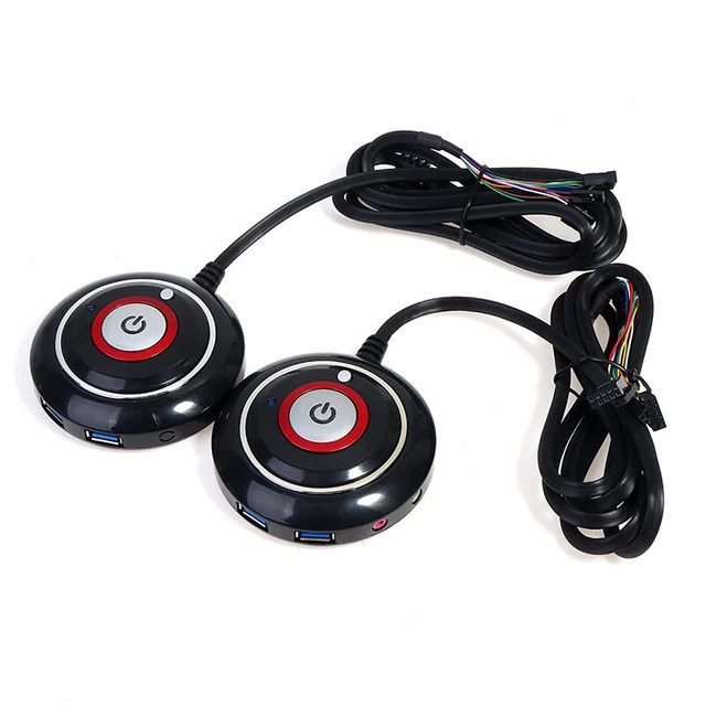 PC POWER BUTTON Switch Portable Desktop Computer Switch with Cord PC