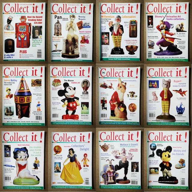 MAGAZINE COLLECT It Collectables Full Contents Index Shown Various