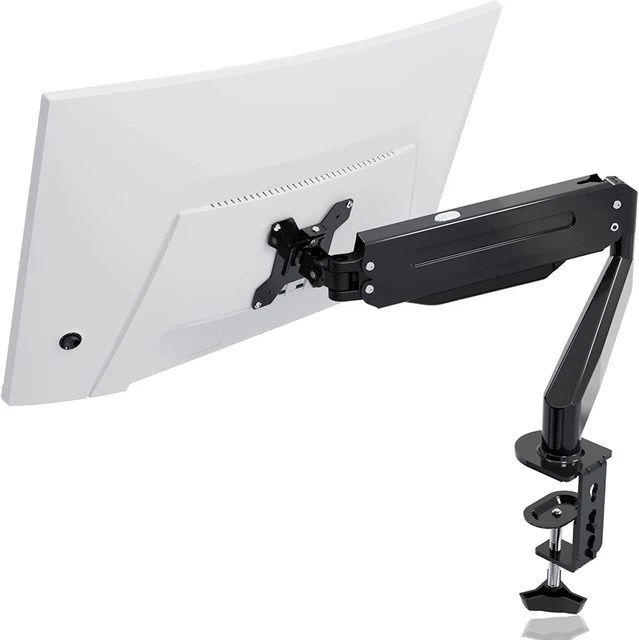 SINGLE MONITOR ARM, Monitor Arm Gas Spring for 1727Inch Curved Screens
