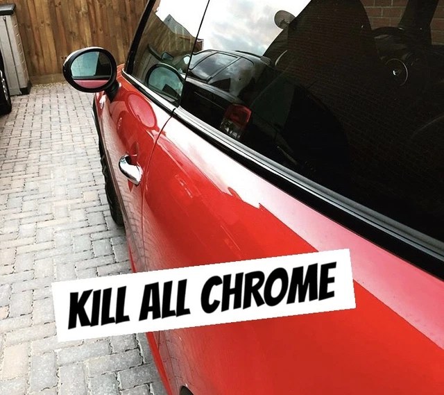 MINI R56 F56 Gloss Black Belt Line Kit Window Trim Vinyl De Chrome F55