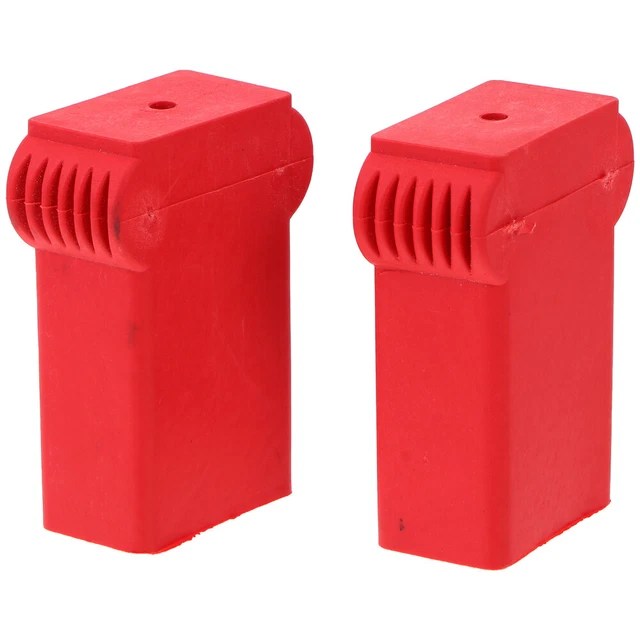 2 PCS PLASTIC Corners for Ladders Top Protector Pads Feet Lift Cap