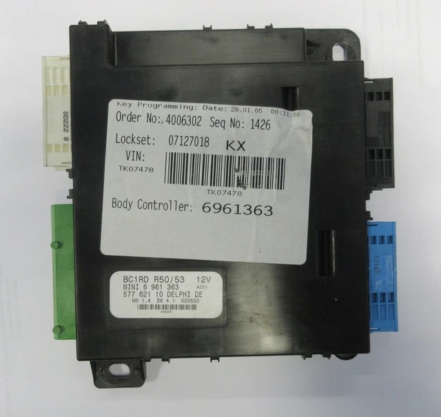 GENUINE USED MINI Basic Body Control Module Unit for R50 R53 6961363