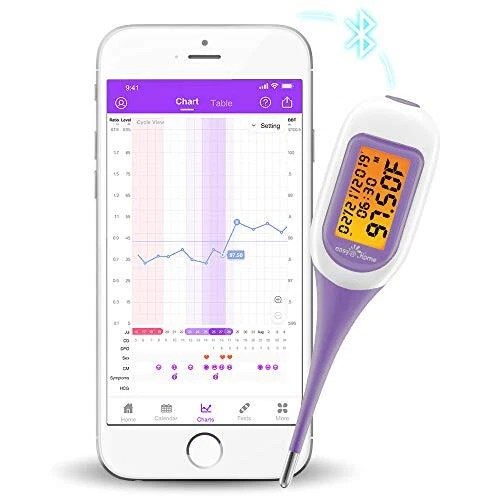 SMART BASAL THERMOMETER, Large Screen and Backlit, Period Tracker with