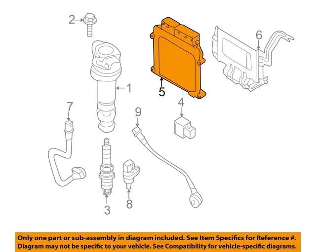 KIA OEM IGNITION SystemECM PCM ECU Engine Control Module Computer